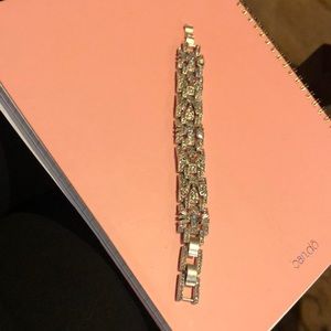 Stella & Dot Silver Crystal Casablanca Bracelet